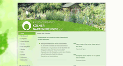 Desktop Screenshot of kgv-koeln.de